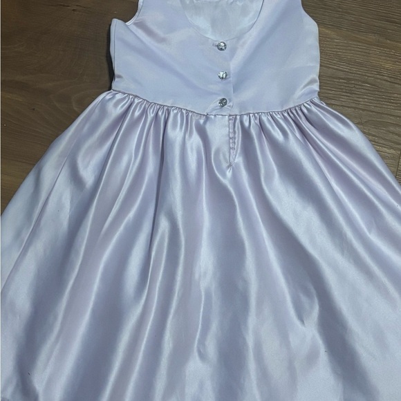 Elegant Lavender Kids Dress - Picture 3 of 3